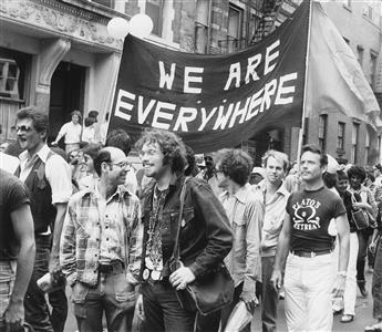ALLEN GINSBERG (1926-1997) & HANK ONEAL (1940 - )  The Gay Day Archive. With 120 photographs of New York Citys Gay Pride Parades by H